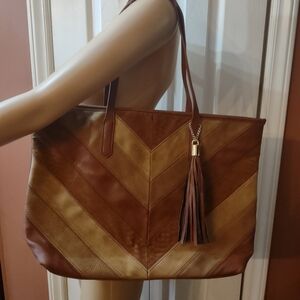 Imoshion Women's Chevron Shoulder Purse Bag